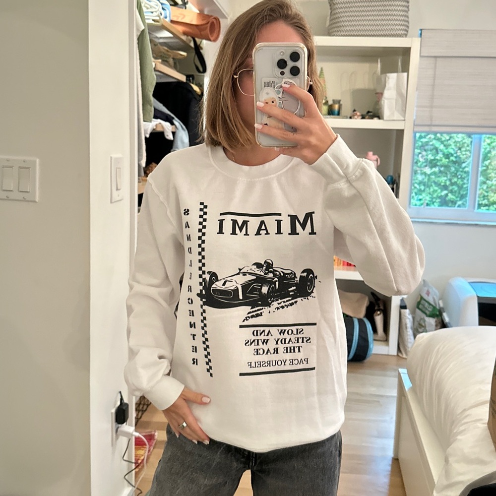 University of Miami crewneck